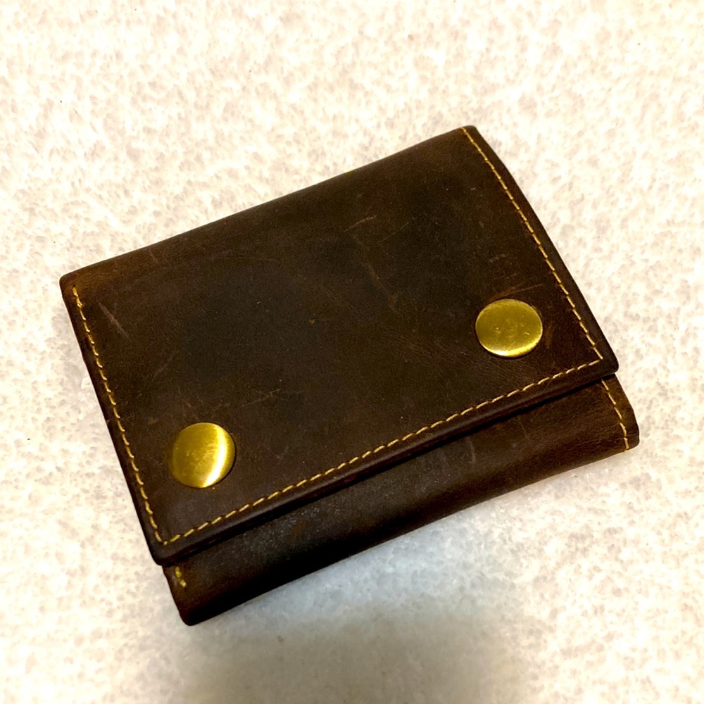 Leather RFID protection wallet